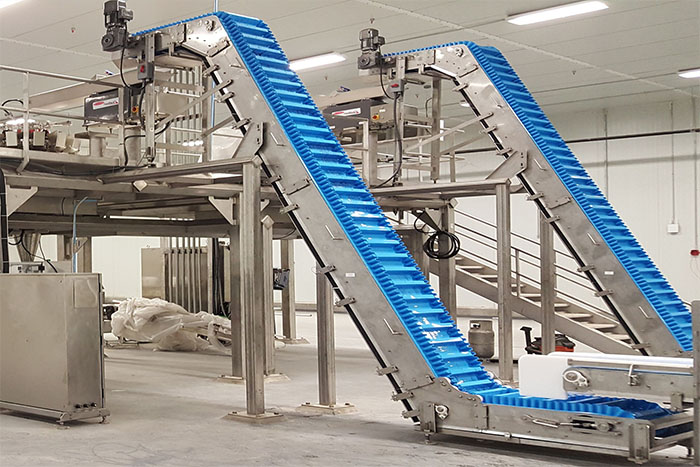 食品Z型皮帶輸送機搭配